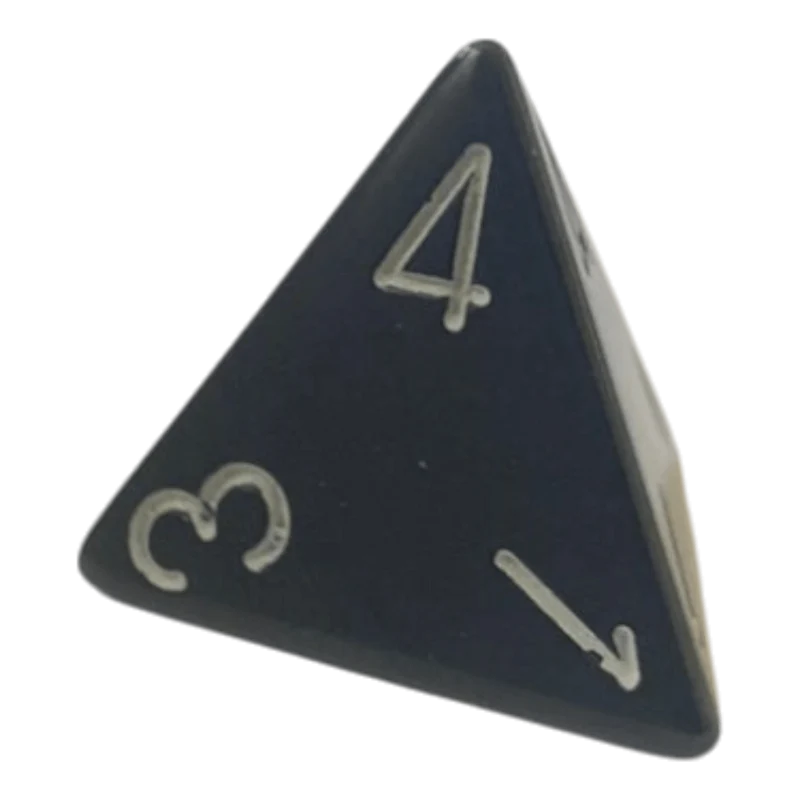 Chessex Opaque Black/White W4