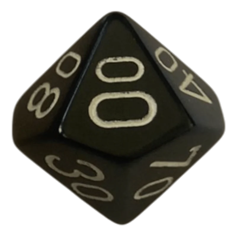 Chessex Opaque Black/White W10-0