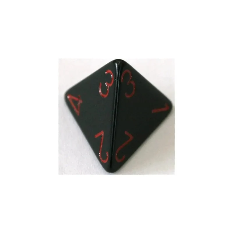 Chessex Opaque Black/Red W4