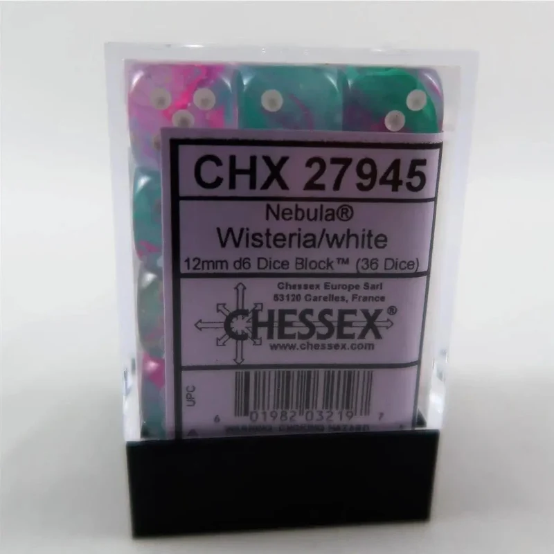 Chessex Nebula Wisteria W6 12mm Set