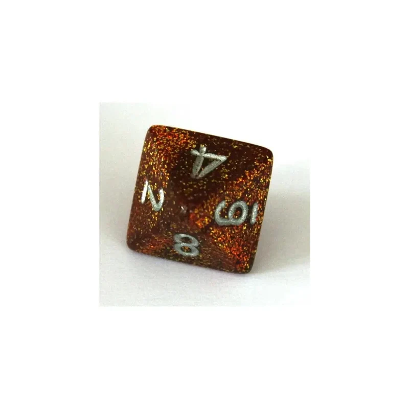 Chessex Glitter gold/silver W8