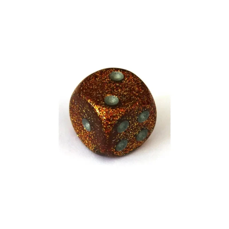 Chessex Glitter gold/silver W6 12mm