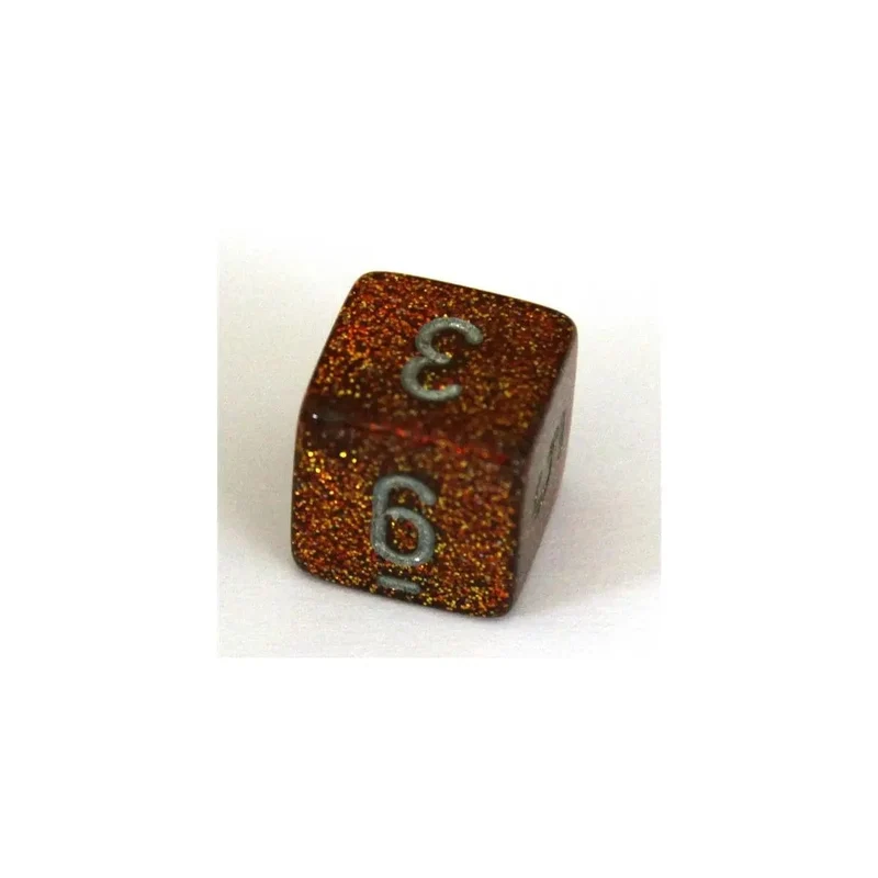 Chessex Glitter gold/silver W6
