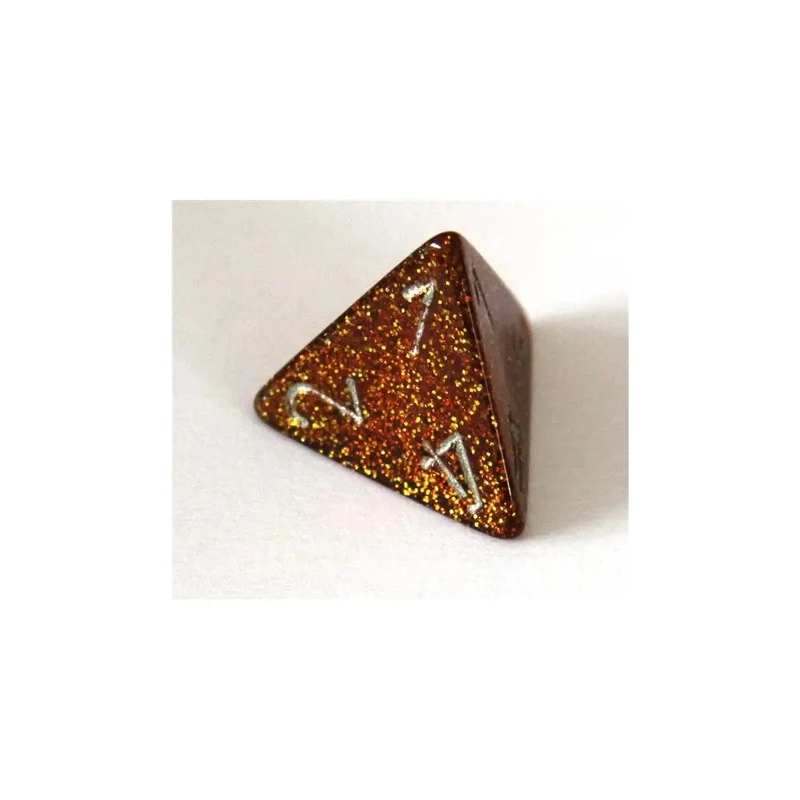 Chessex Glitter gold/silver W4