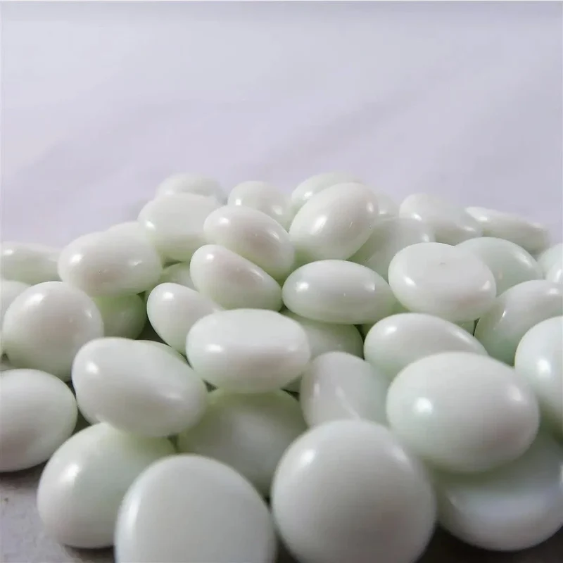Chessex Glasspielsteine White Opal