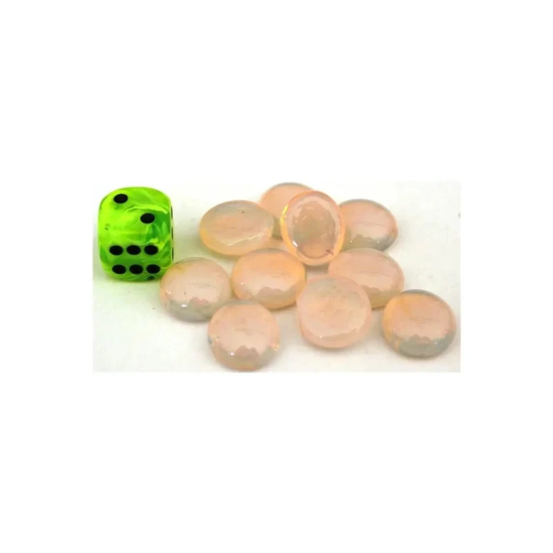 Chessex Glasspielsteine Pink Opal