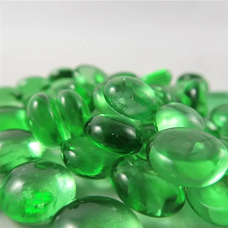 Chessex Glasspielsteine grün