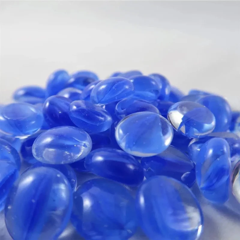 Chessex Glasspielsteine Dark Blue Catseye