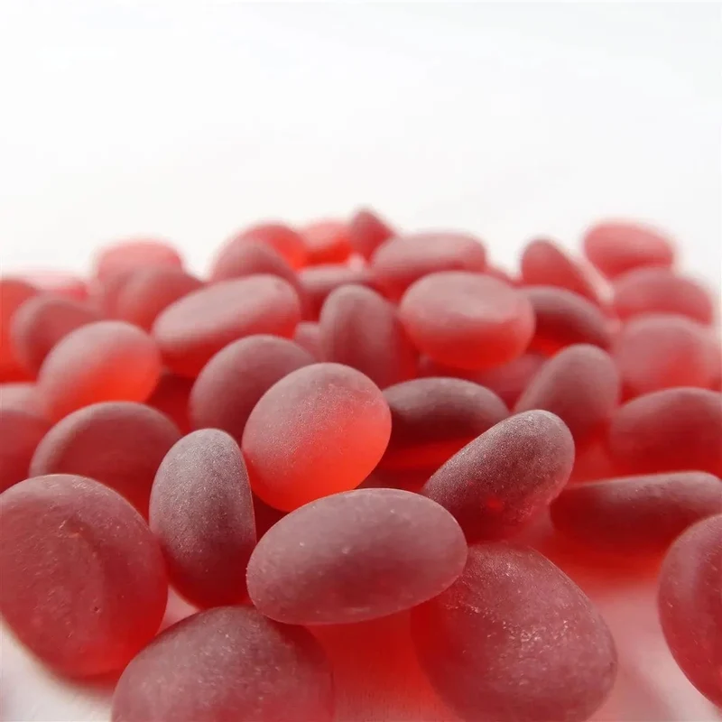 Chessex Glasspielsteine Crystal Red Frosted