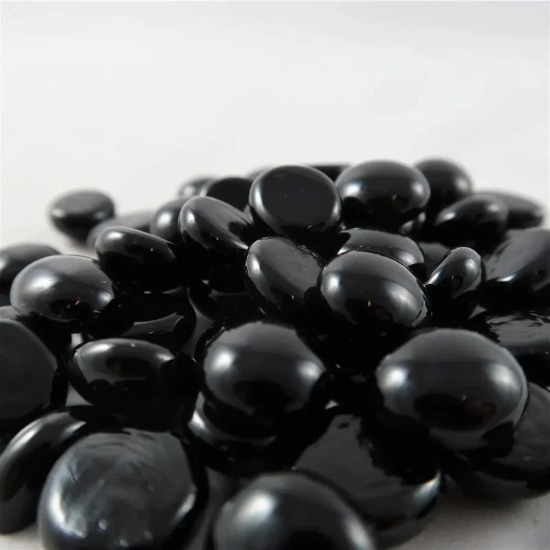 Chessex Glasspielsteine Black Opal