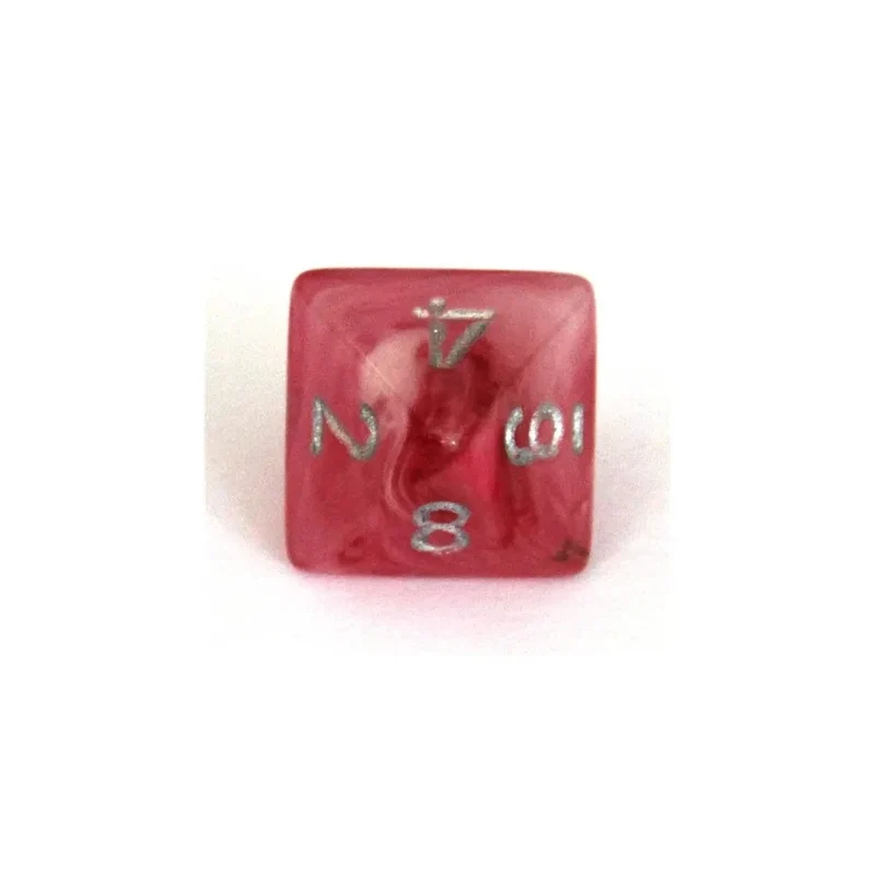 Chessex Ghostly Glow Pink/silver W8