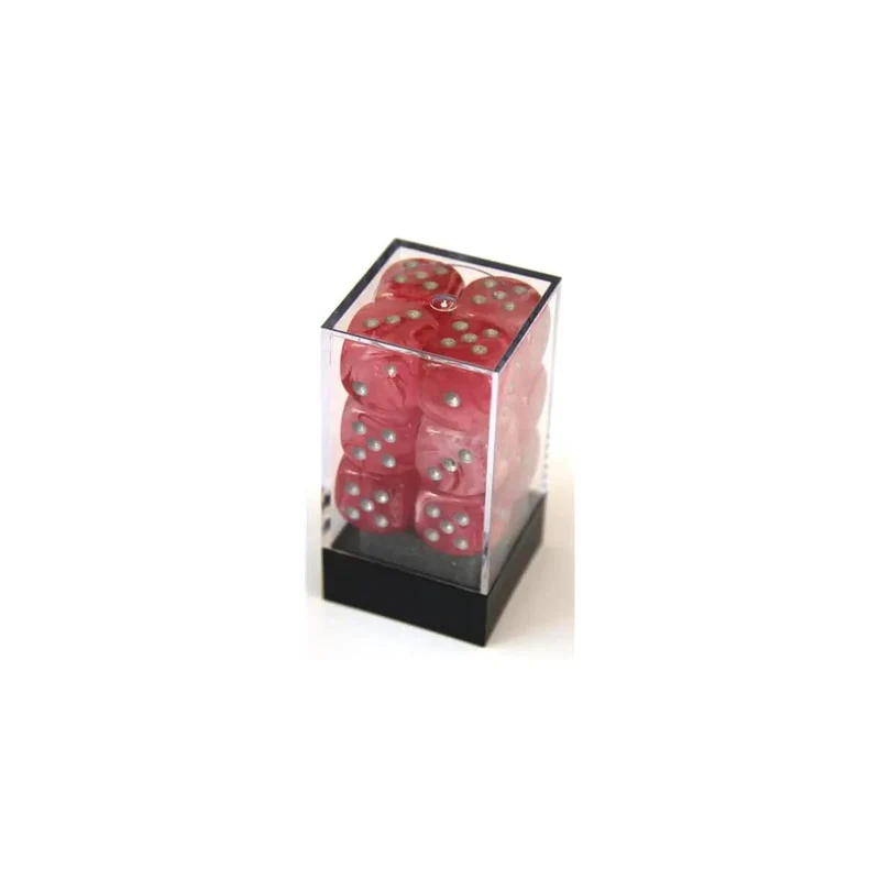 Chessex Ghostly Glow Pink/silver 16mm Set