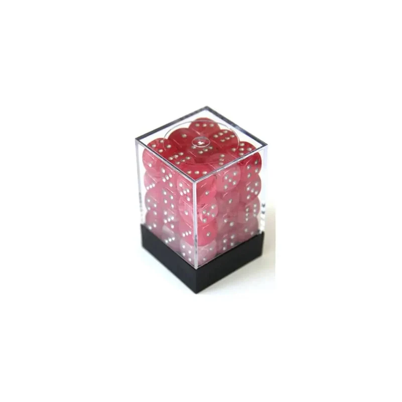 Chessex Ghostly Glow Pink/silver 12mm Set