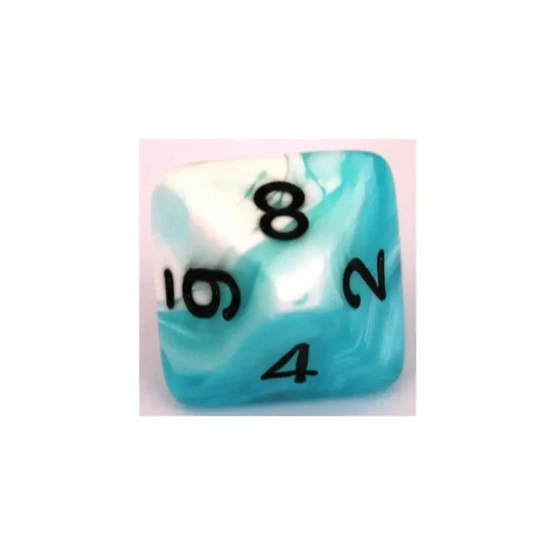 Chessex Gemini Teal-White W8