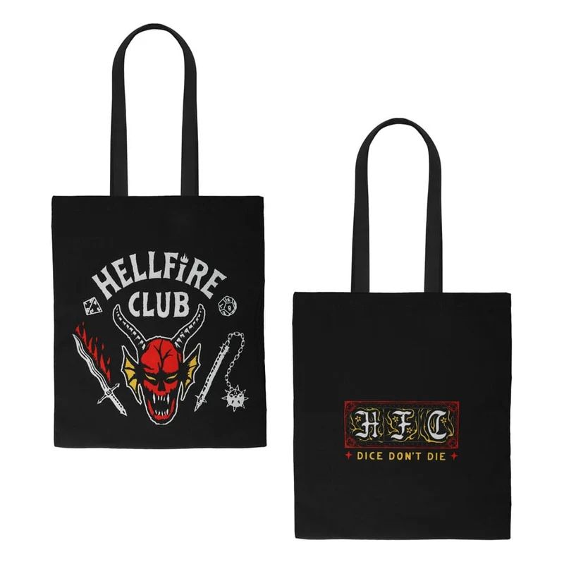 Stranger Things – Hellfire Club Tragetasche (Black)