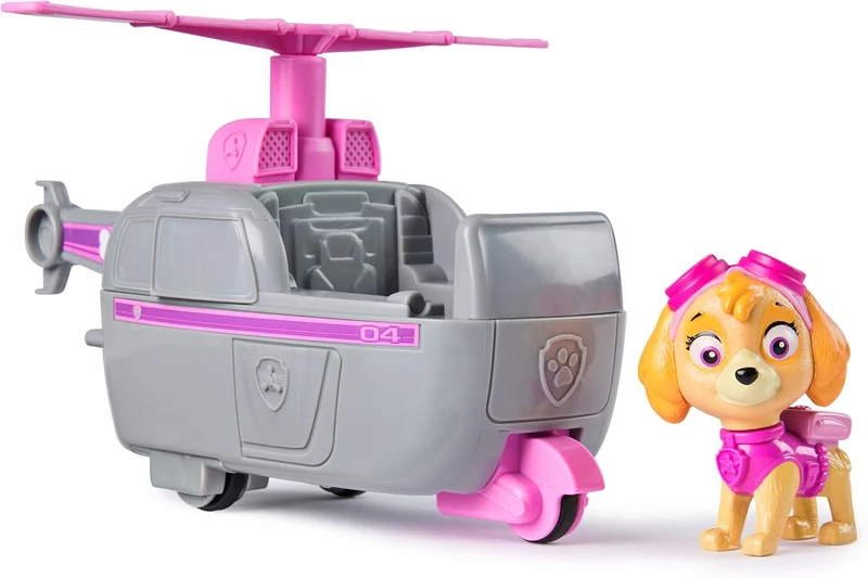 PAW PATROL, Helikopter mit Skye Spielfigur