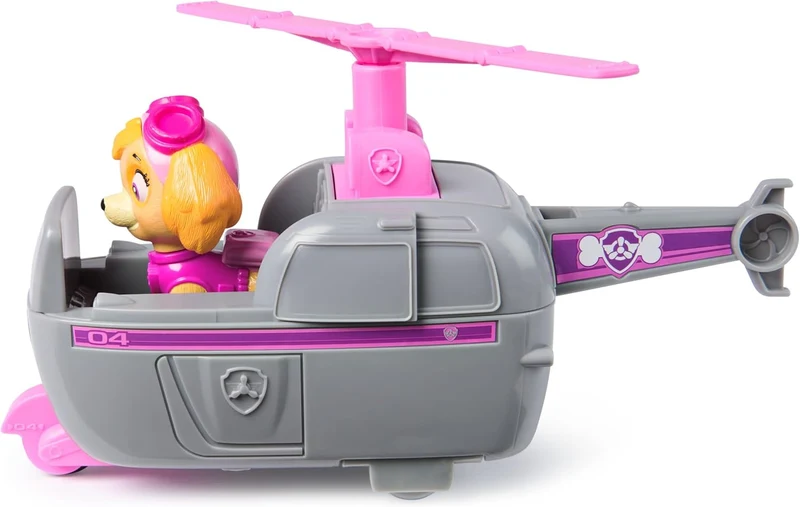 PAW PATROL, Helikopter mit Skye Spielfigur