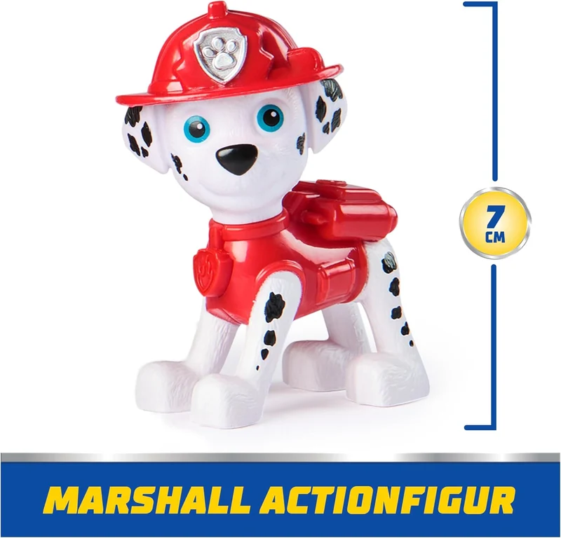 PAW PATROL, Feuerwehrauto mit Marshall Spielfigur