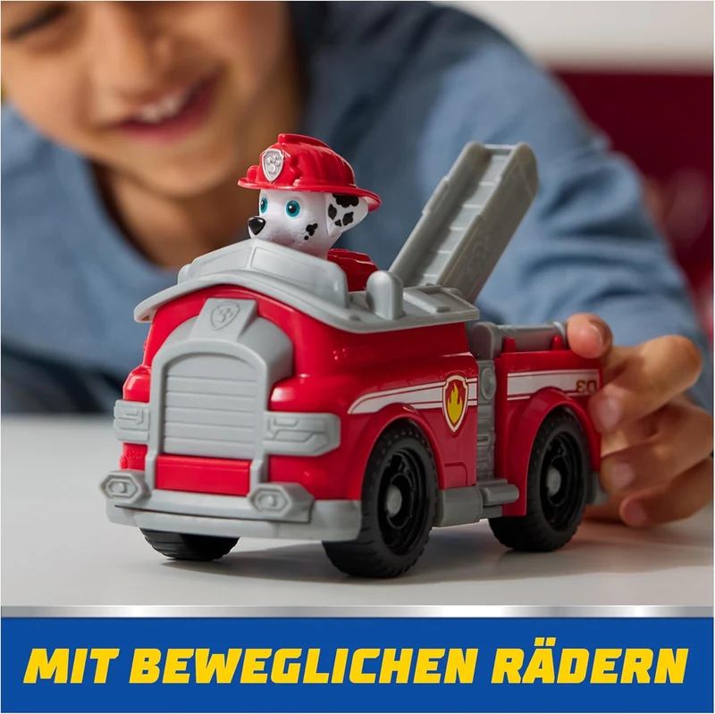 PAW PATROL, Feuerwehrauto mit Marshall Spielfigur