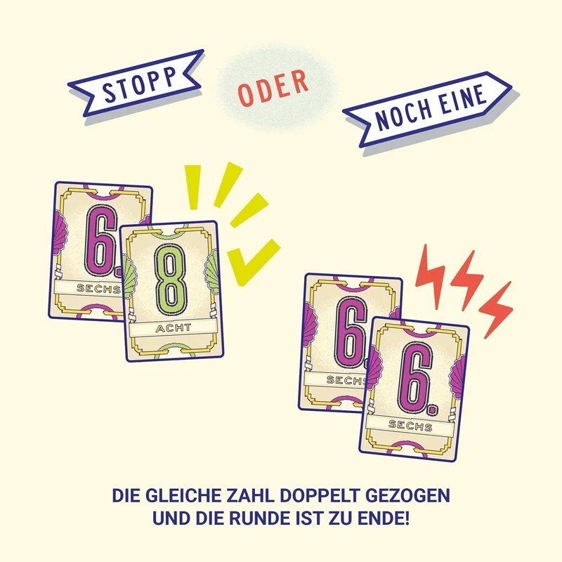 Flip 7 Voll Fies Kartenspiel ab 10 Jahren