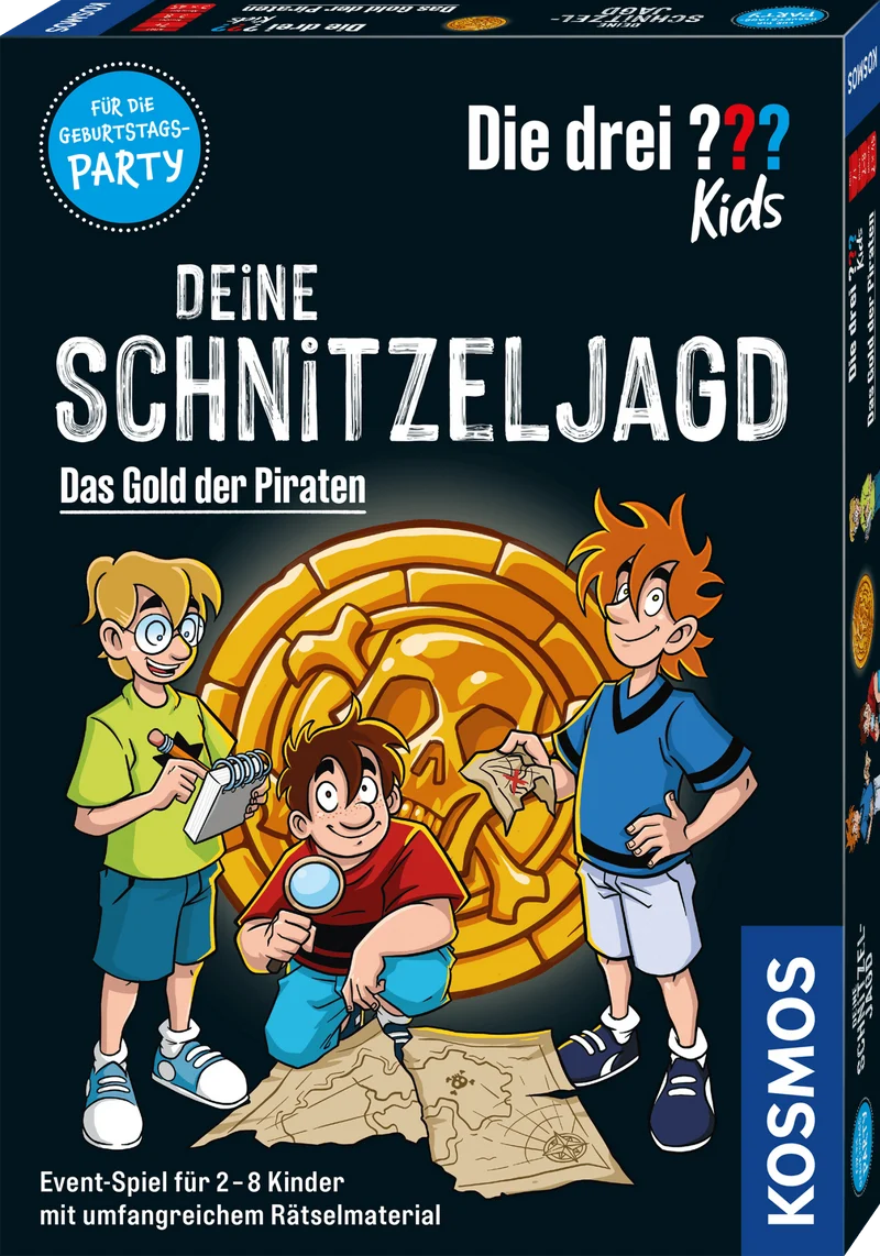 Schnitzeljagd Gold der Piraten ab 7 Jahren – Drei ??? Kids