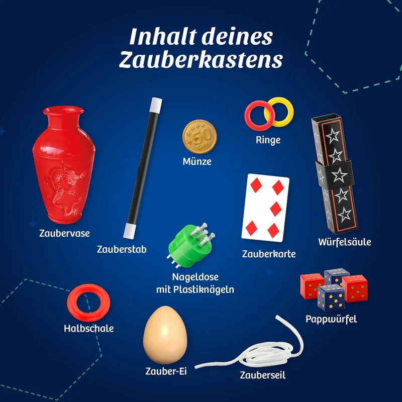 Zaubertricks-Set MAGIC Fun DFI ab 8 Jahren