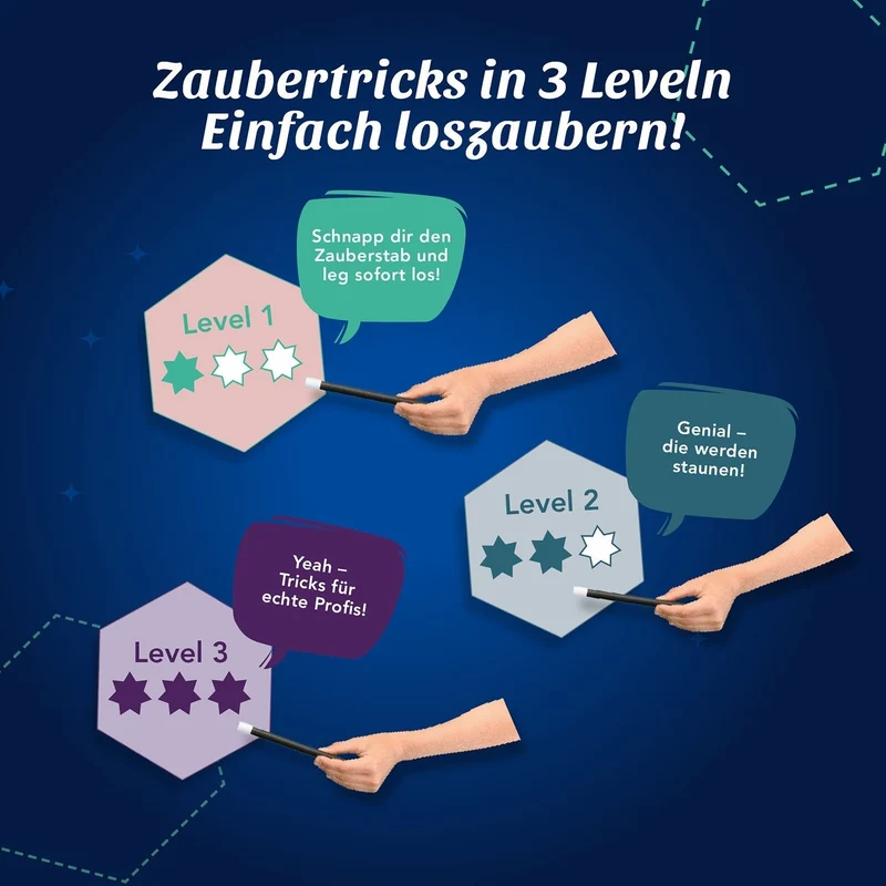 Zaubertricks-Set MAGIC Fun DFI ab 8 Jahren
