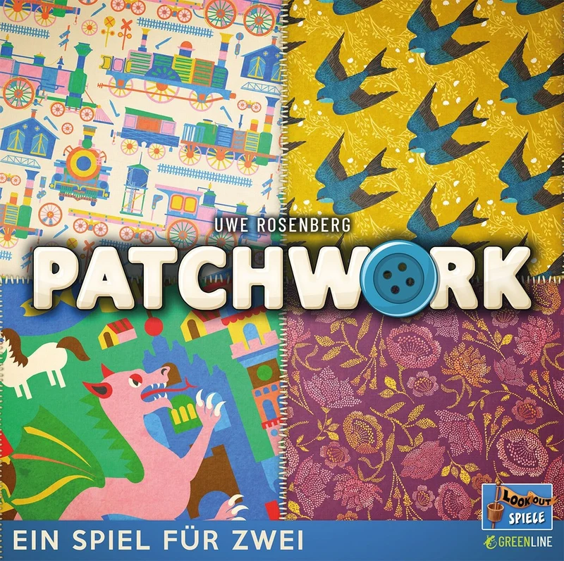 Patchwork Brettspiel für 2 Spieler ab 8 Jahren