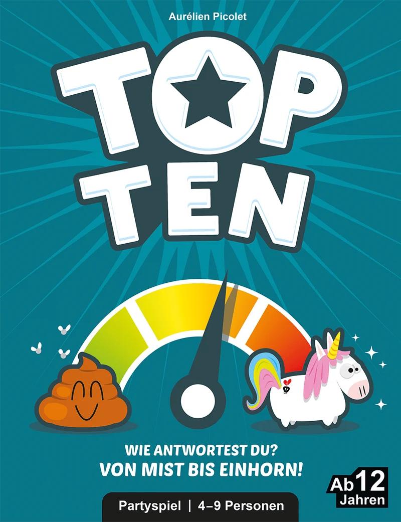 Top Ten Partyspiel ab 12 Jahren – Asmodee