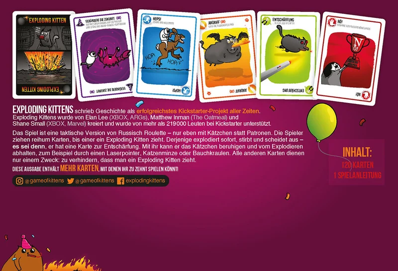 Exploding Kittens Party-Pack