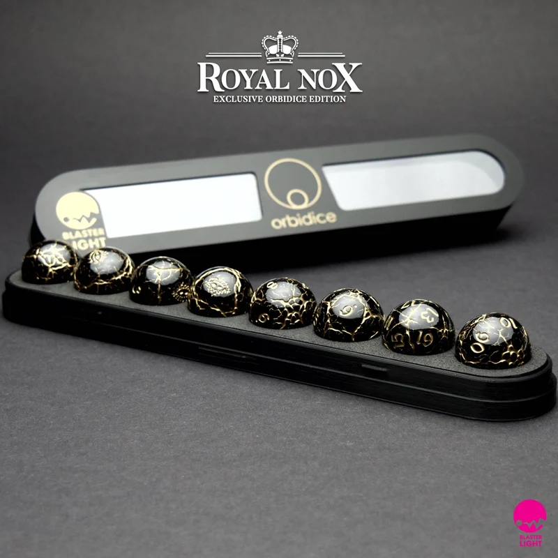 Orbidice Royal Nox – Black & Gold Edition (Kugelwürfel-Set)