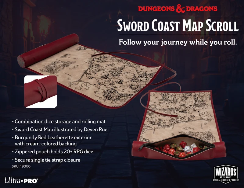 D&D Dice Scroll Sword Coast