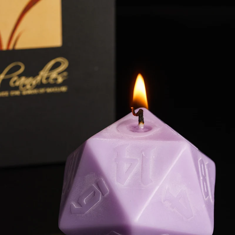 D20 Kerze (2 Stück)
