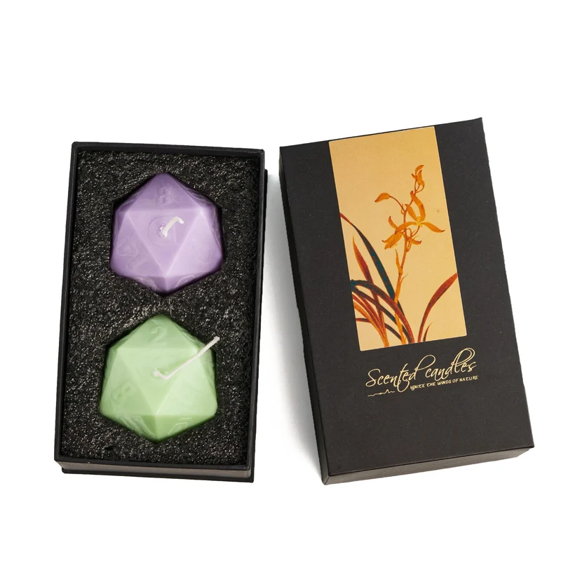 D20 Kerze (2 Stück)