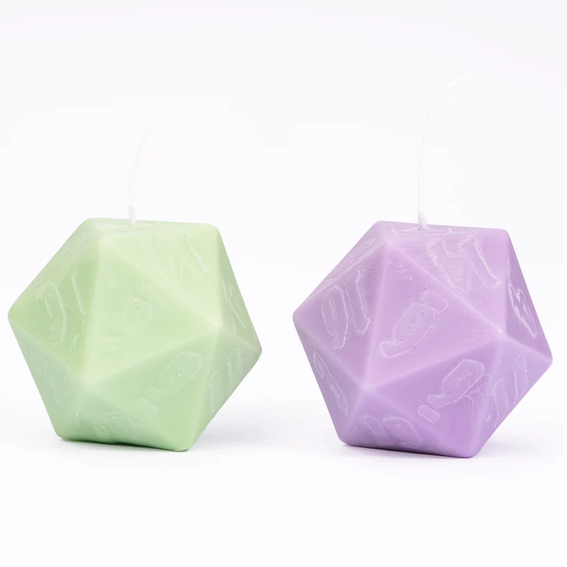 D20 Kerze (2 Stück)