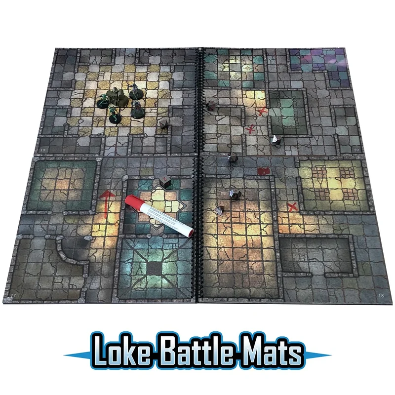 The Dungeon Book of Battle Mats (2er-Set)