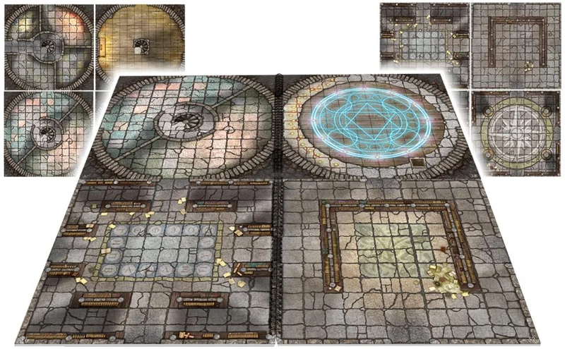 The Dungeon Book of Battle Mats (2er-Set)