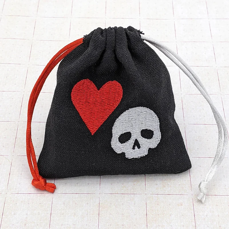 Death Saving Throw Dice (5 Würfel + Beutel)