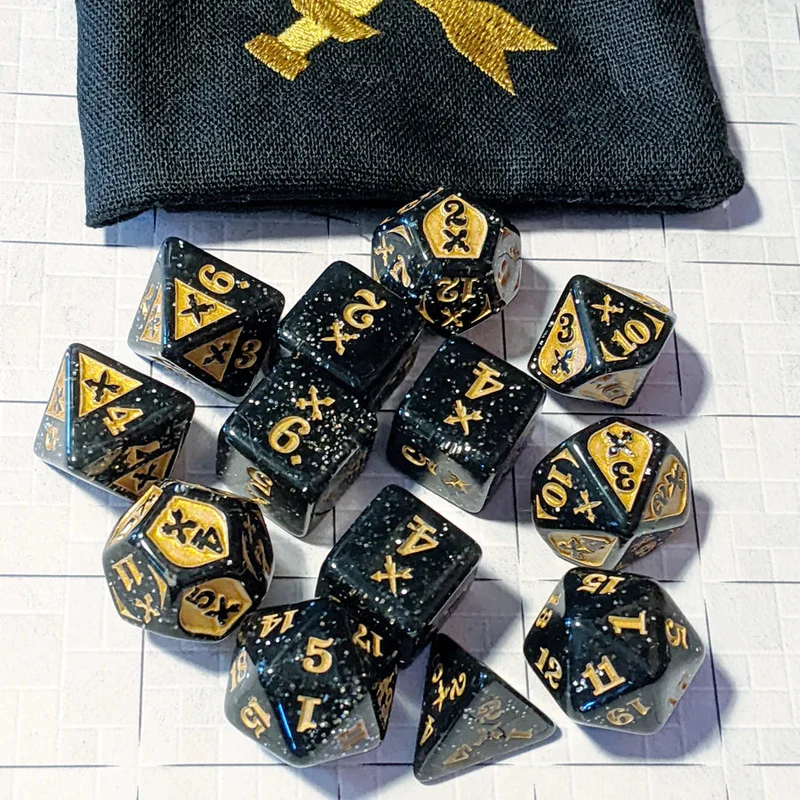 Weapon Damage Dice (14 Würfel + Beutel)
