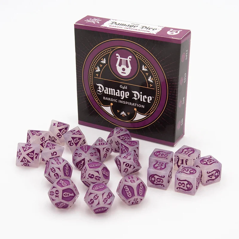 Bardic Inspiration Set (20 Würfel + Beutel)