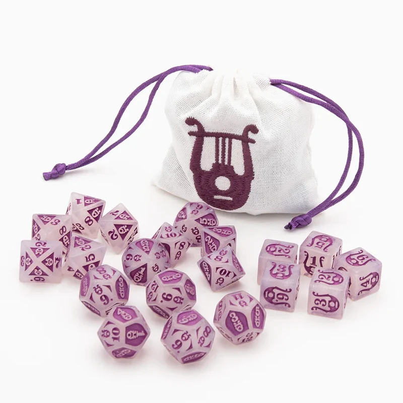 Bardic Inspiration Set (20 Würfel + Beutel)