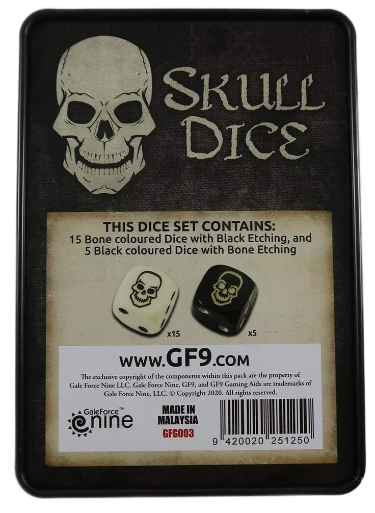 20x Skull D6