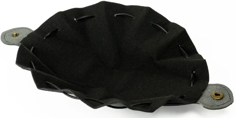 2in1 Würfelbeutel und Würfelunterlage Black
