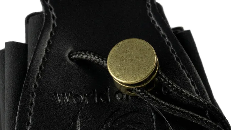 2in1 Würfelbeutel und Würfelunterlage Black