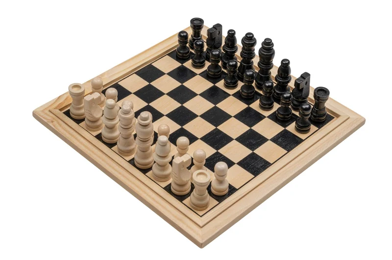 Holz Spielesammlung Mini mit 4 Spielen – Philos