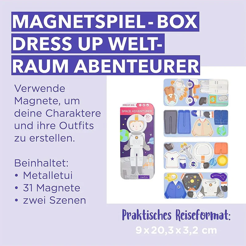 Reise-Magnetspielbox – Astronaut