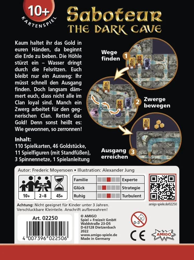 Saboteur – The Dark Cave – Kartenspiel mit Verrat