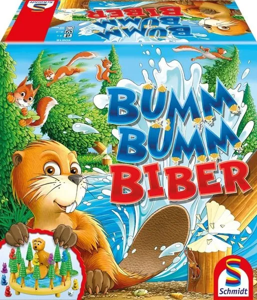 Schmidt Spiele - Bumm Bumm Biber, Kinderspiel
