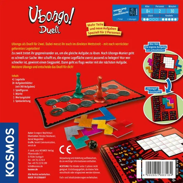 Ubongo - Duell - Verrückt und zugelegt