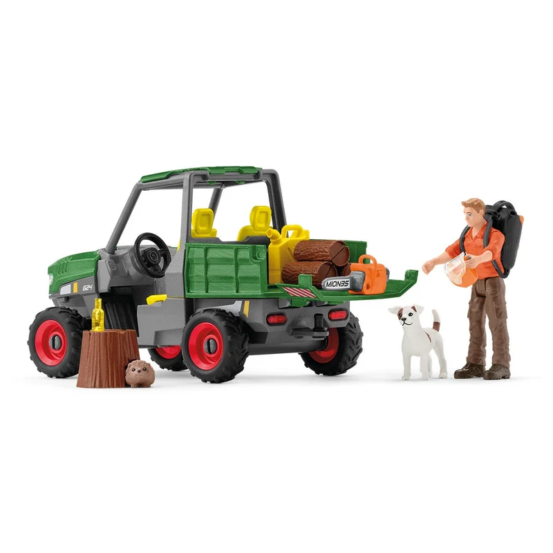 Waldbauer mit Geländewagen – Schleich Farm World